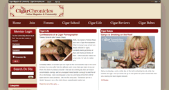 Desktop Screenshot of cigarchronicles.com
